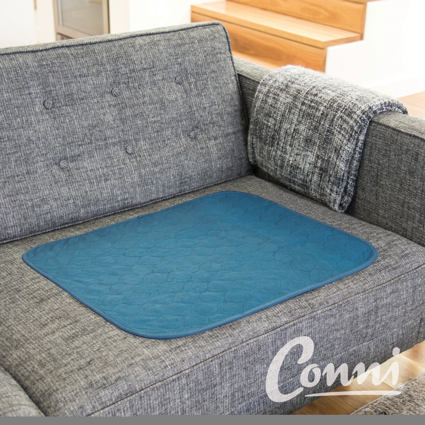 Chair Pad, large, petrol