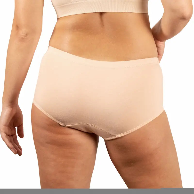 Ladies Reusable Period Underwear Beige