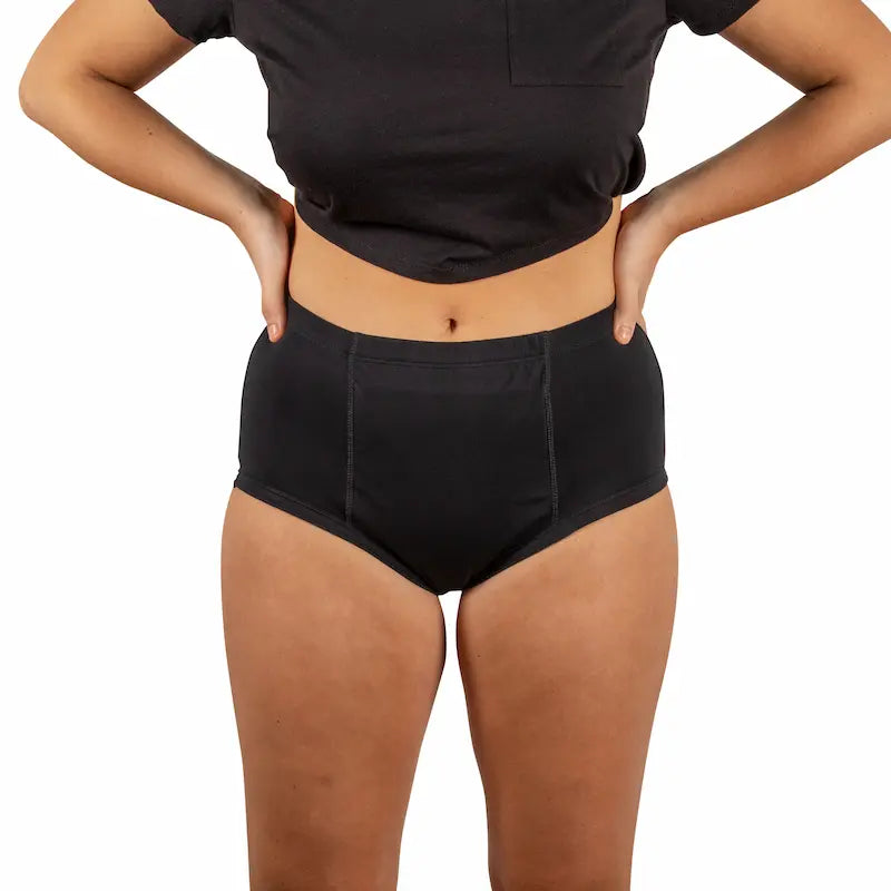 Womens Incontinence Knickers Class Black