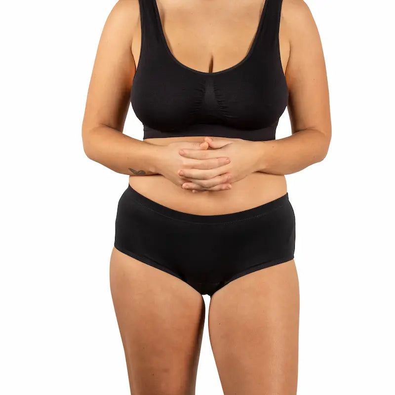 Womens Reusable Period Knickers Black