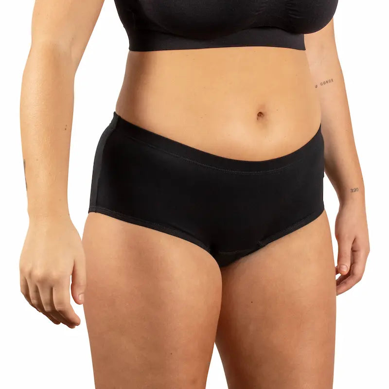 Womens Reusable Period Underwear Black