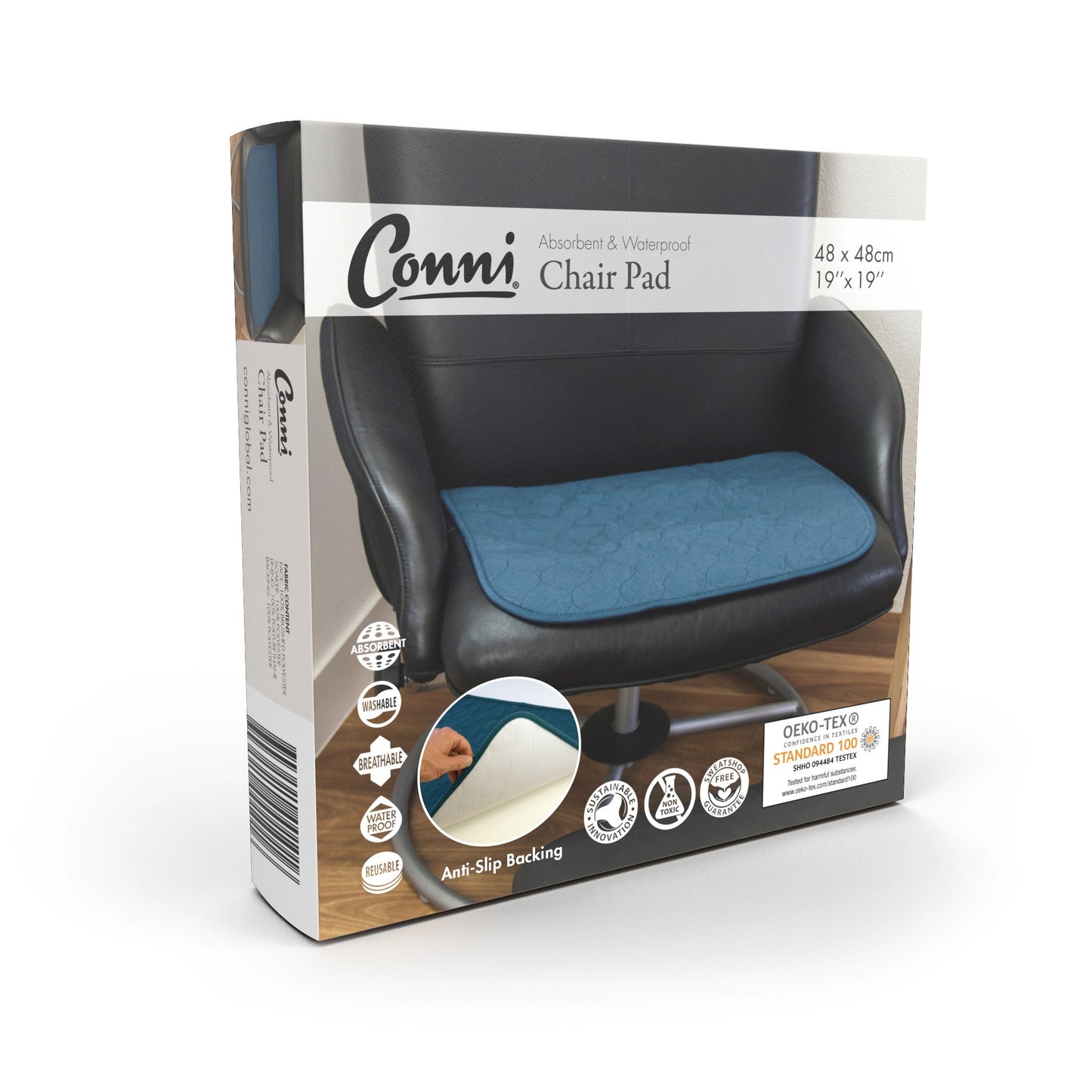 Chair Pad, small, petrol