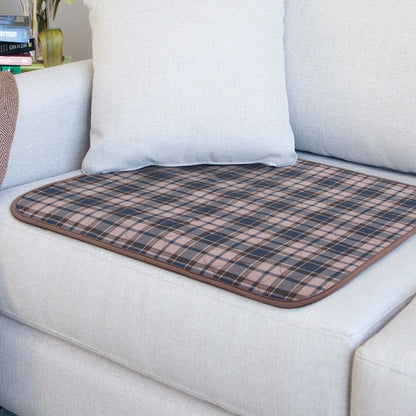 Chair Pad, large, chequered