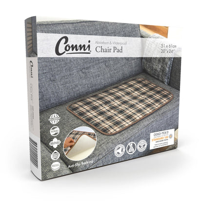Chair Pad, large, chequered