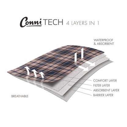 Chair Pad, large, chequered
